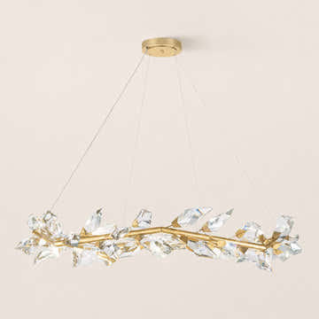 Addison 55"  Round Crystal Chandelier