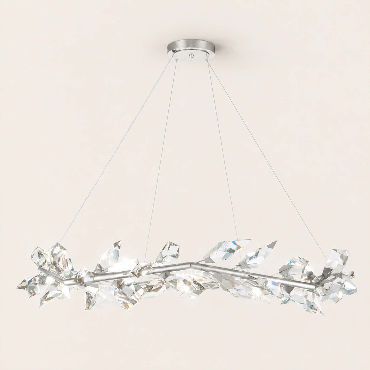 Addison 55"  Round Crystal Chandelier