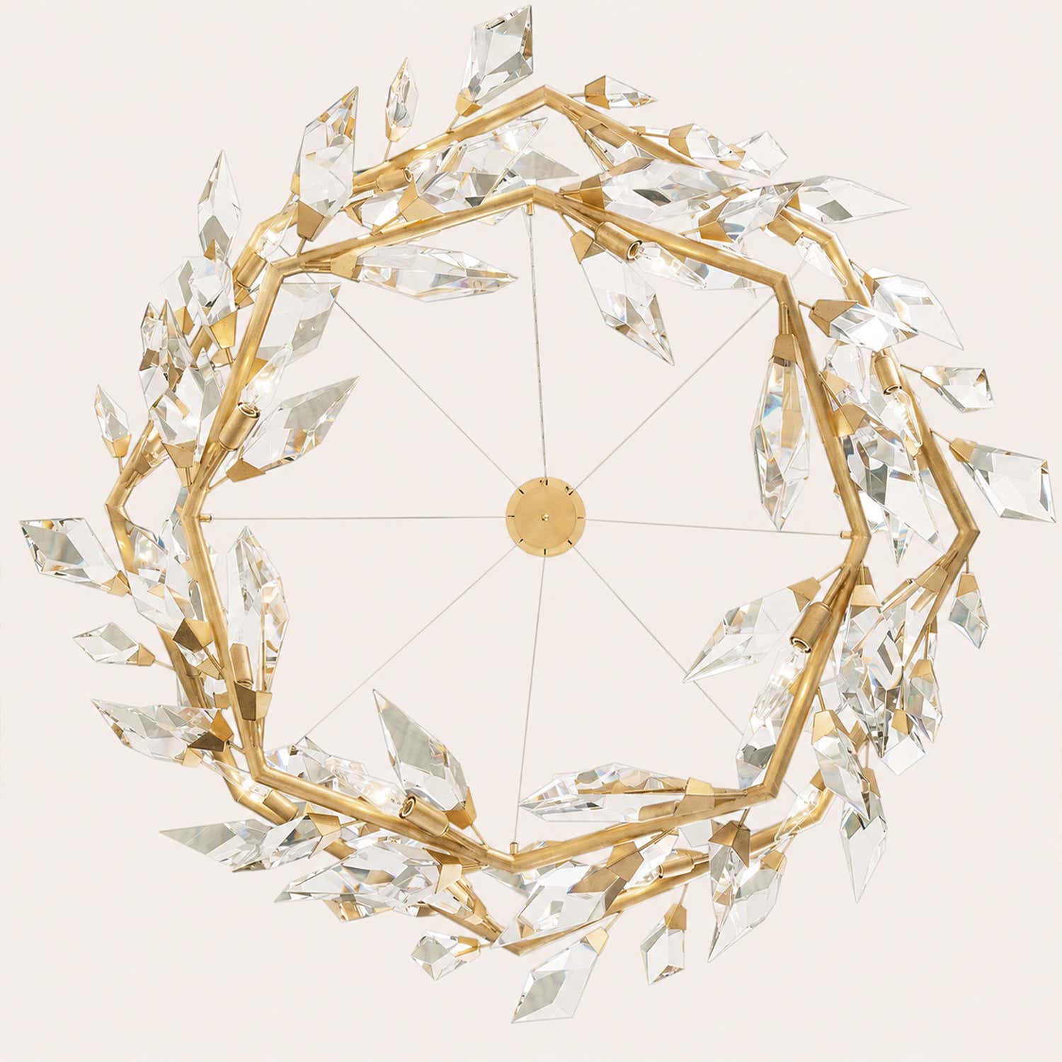 Addison 55" Round Crystal Chandelier