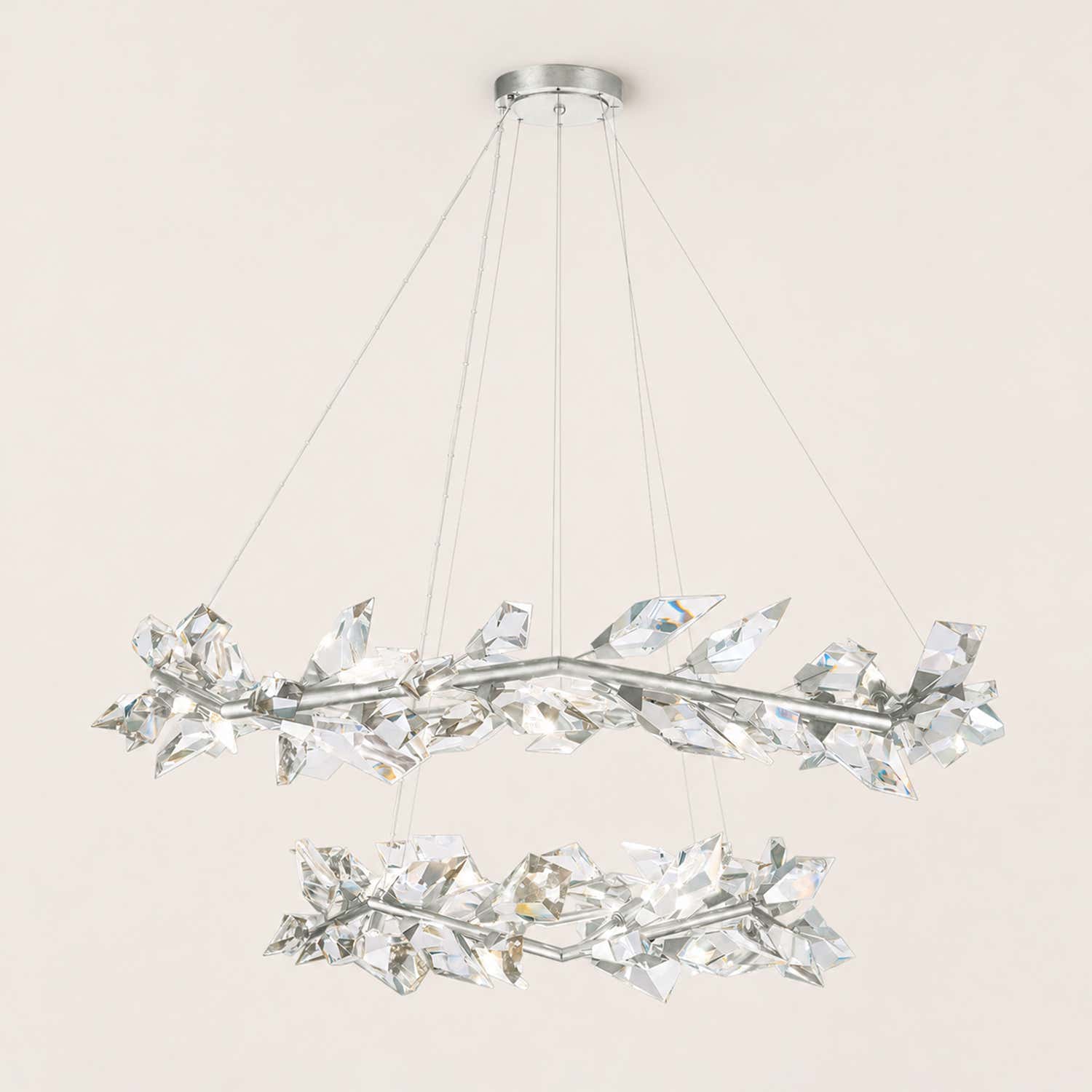 Addison 55" Round Crystal Chandelier