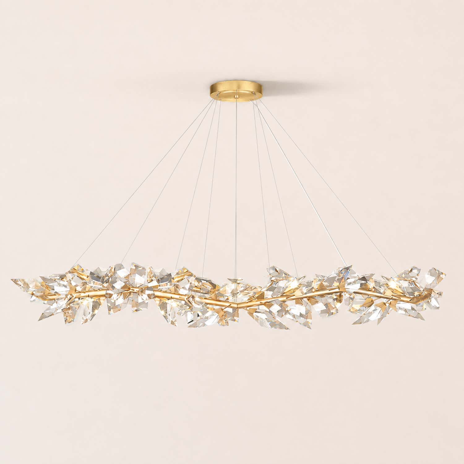 Addison  71" Round Crystal Chandelier
