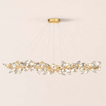 Addison  71" Round Crystal Chandelier