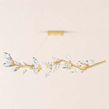 Addison 63.5“ Linear Crystal Chandelier