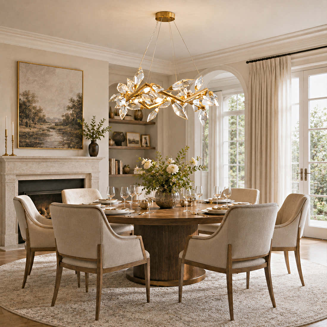 Addison 34" Crystal Chandelier