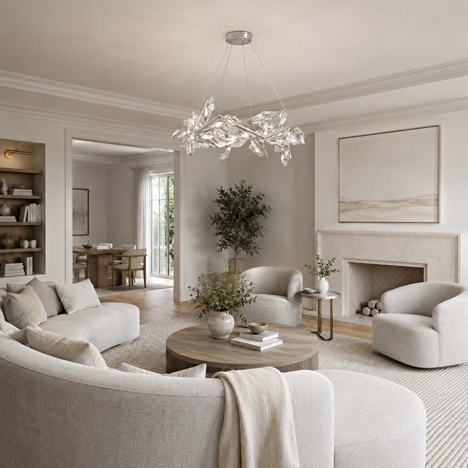 Addison 34" Crystal Chandelier