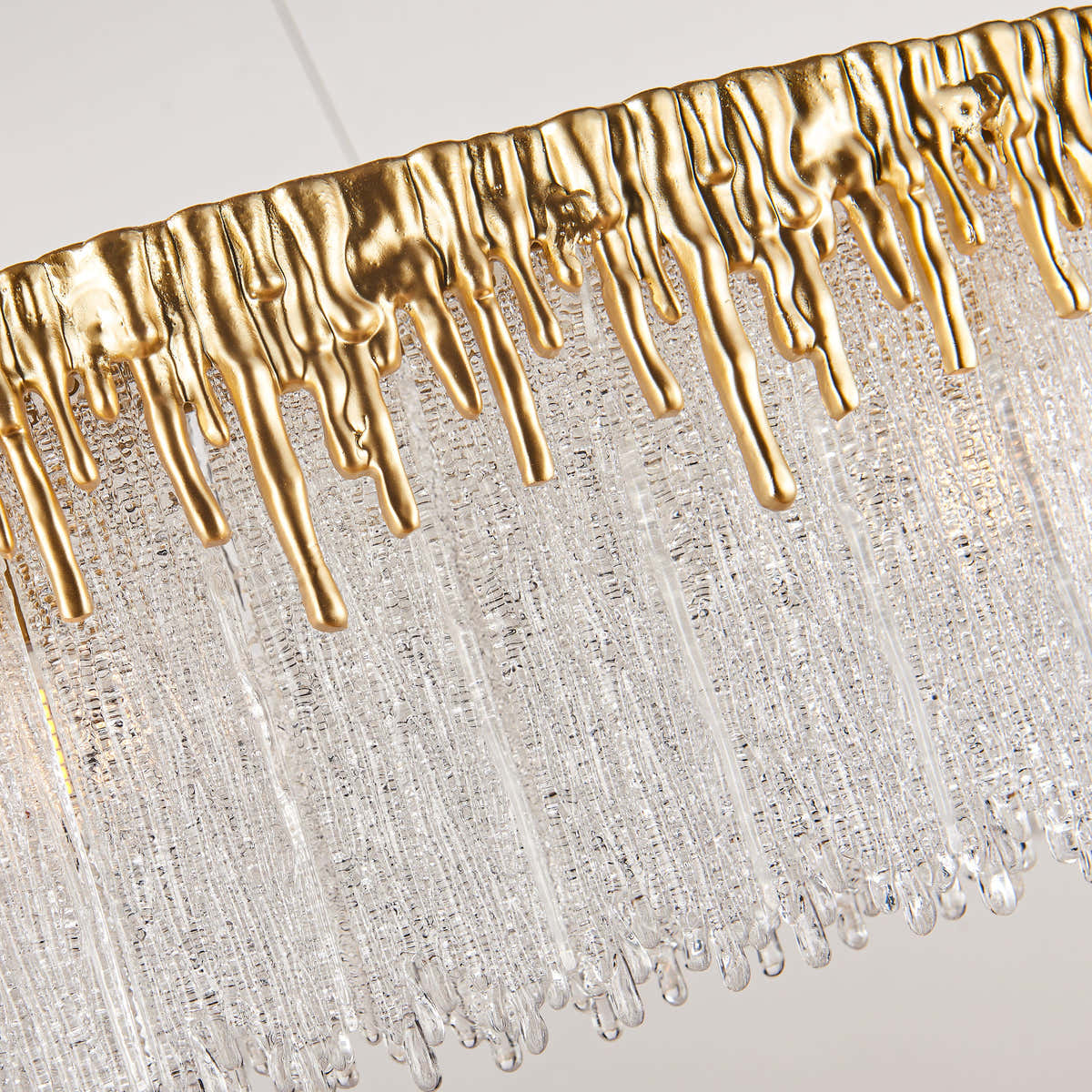 Rieo Crystal Glass Round Chandelier 40"D