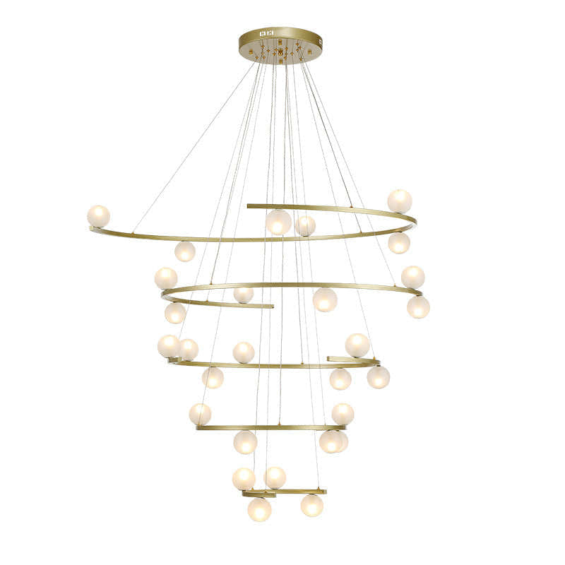 Modern Half Ring LED Chandelier