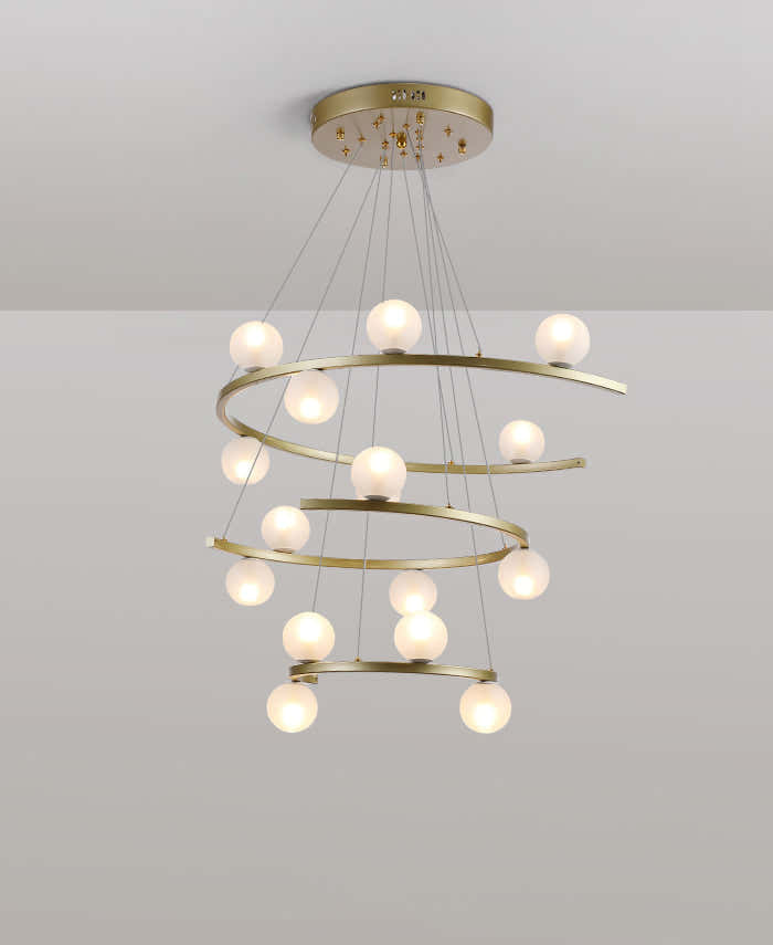Modern Half Ring LED Chandelier