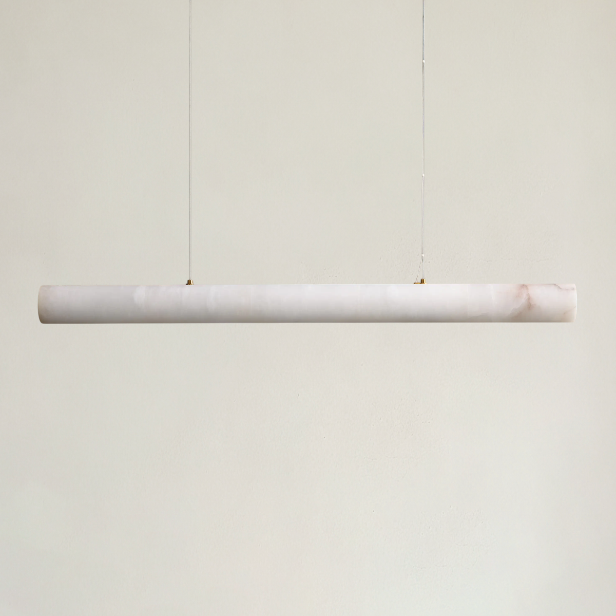 Halima Linear Alabaster LED Chandelier – 54" 64" & 74" Options