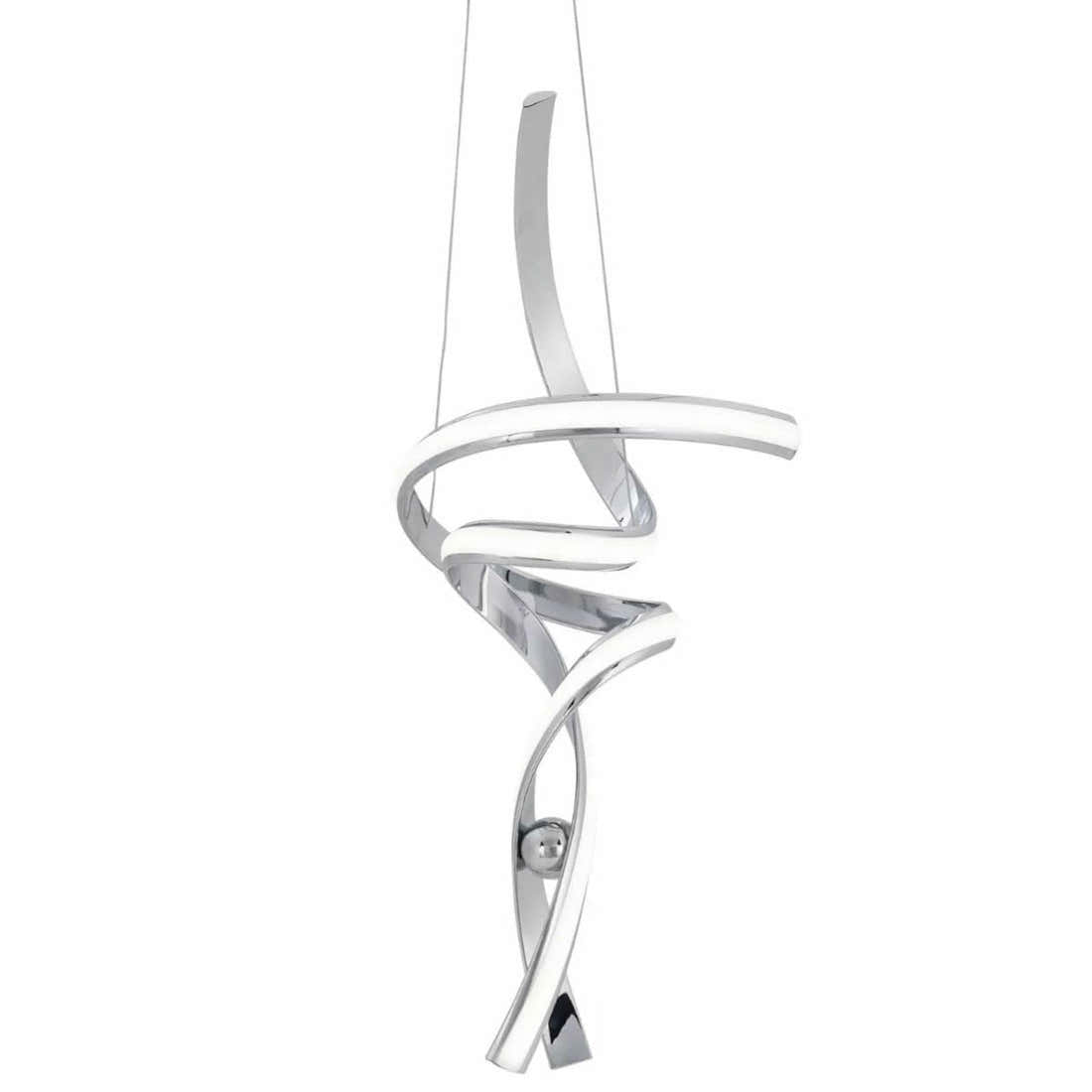 Hamburg Integrated LED Pendant - Chrome - Dimmable