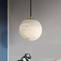 Alabaster Spherical Pendant Light