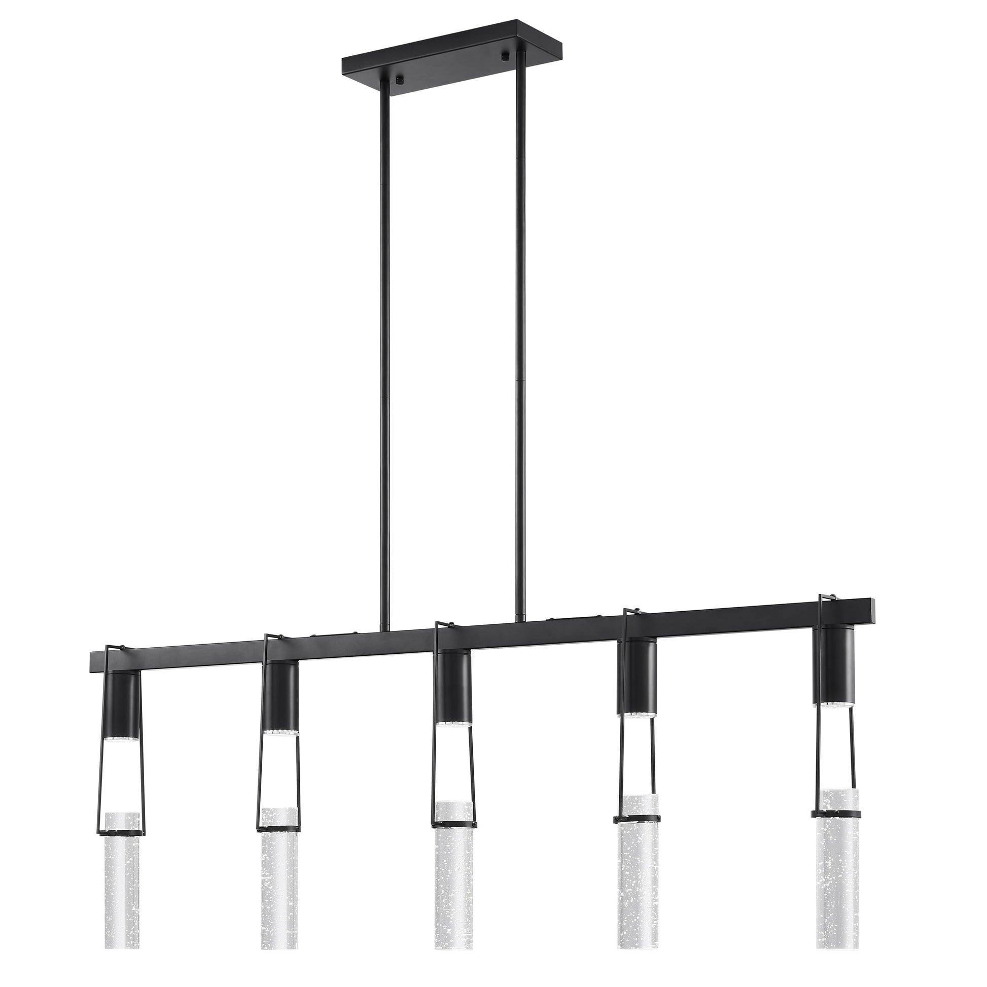 Harmony 5 Light Chandelier // Matte Black