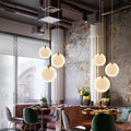 Moon Shade Lorry  Natural Marble Pendant Light