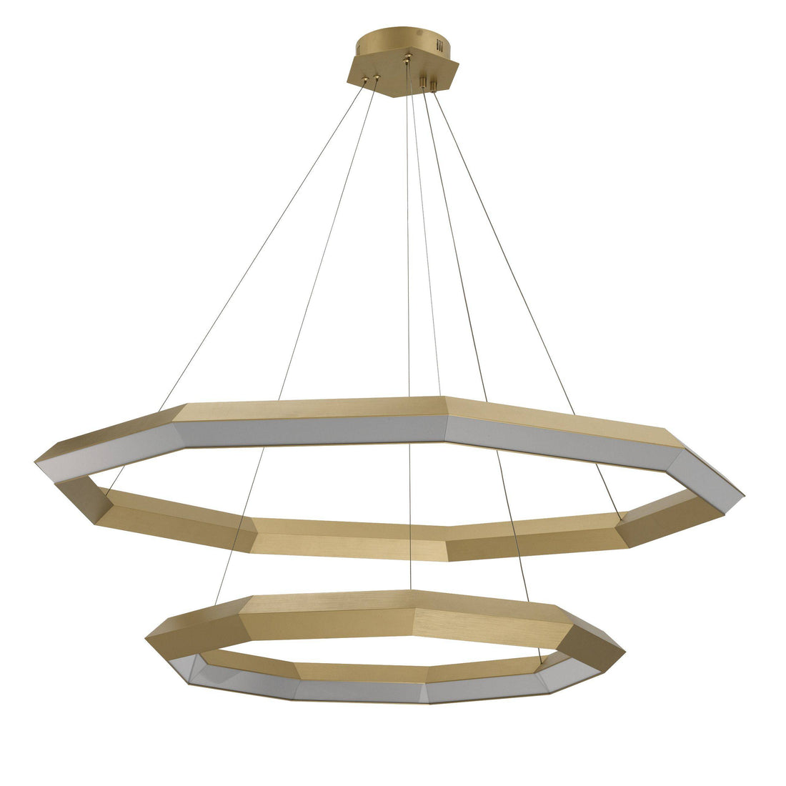 Helvetia Modern Brass Chandelier [S/L] - [Brass]