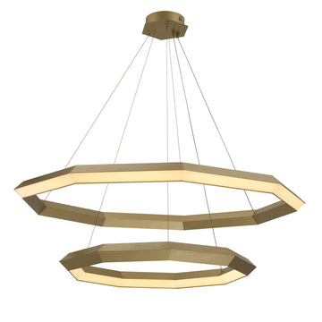 Helvetia Modern Brass Chandelier [S/L] - [Brass]