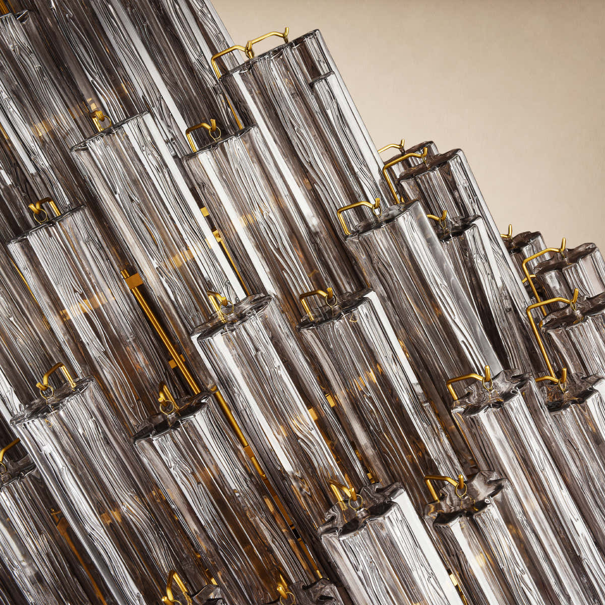 Hexalia Murano Glass Diamond Chandelier  83.4" H