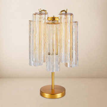 Hexalia Murano Glass Table Lamp