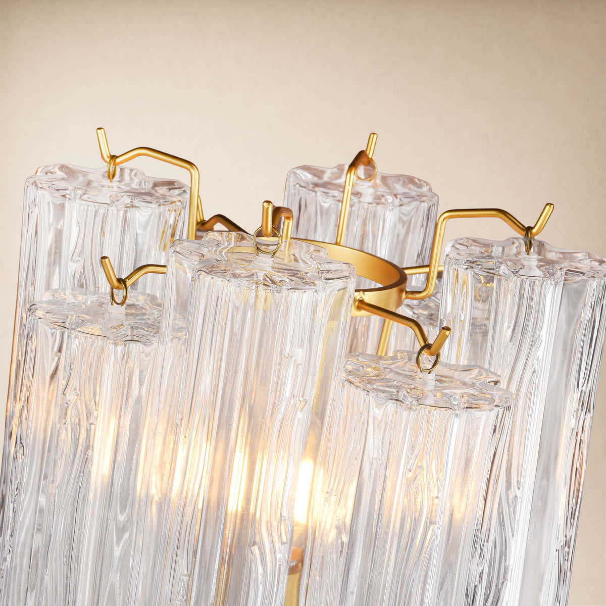 Hexalia Murano Glass Table Lamp