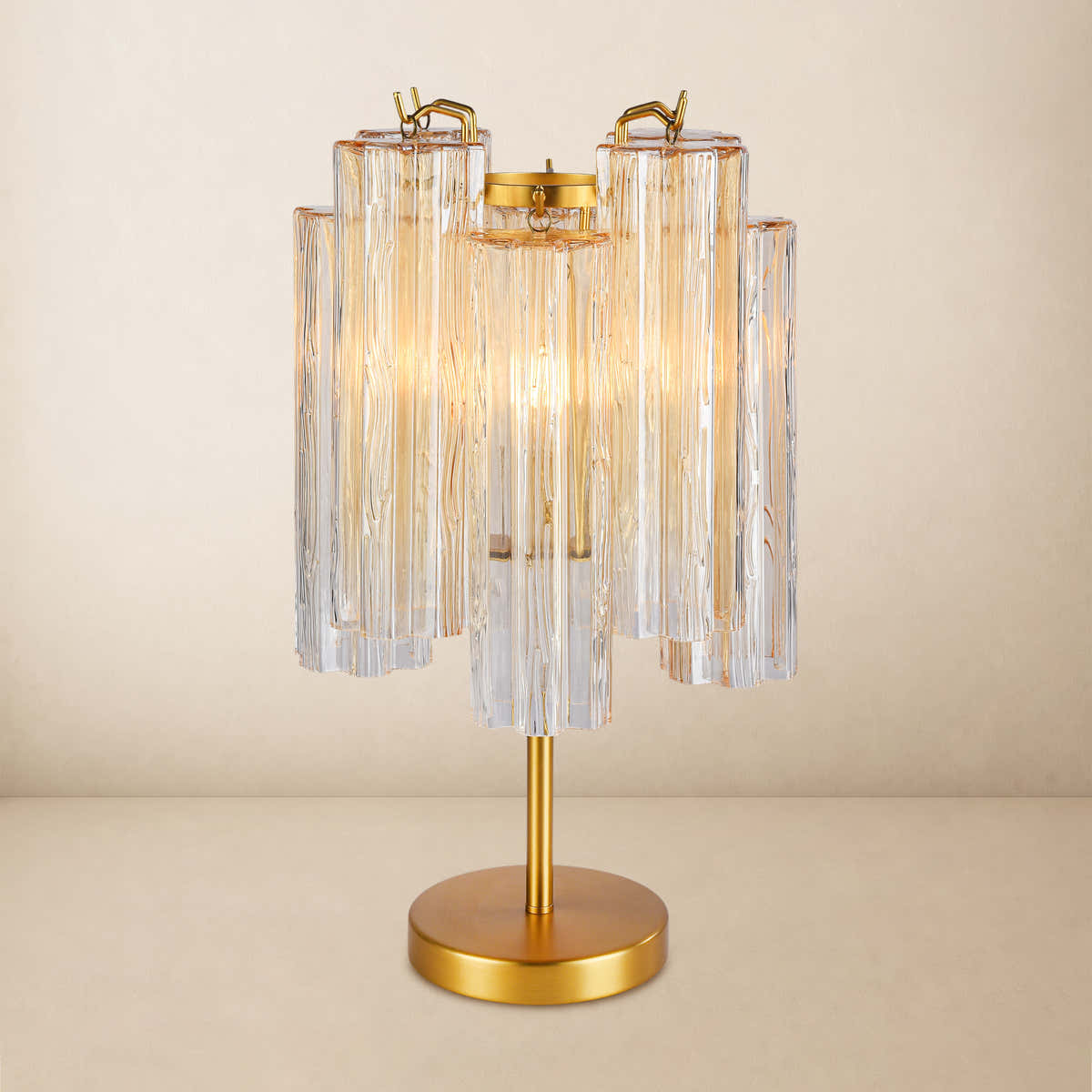 Hexalia Murano Glass Table Lamp
