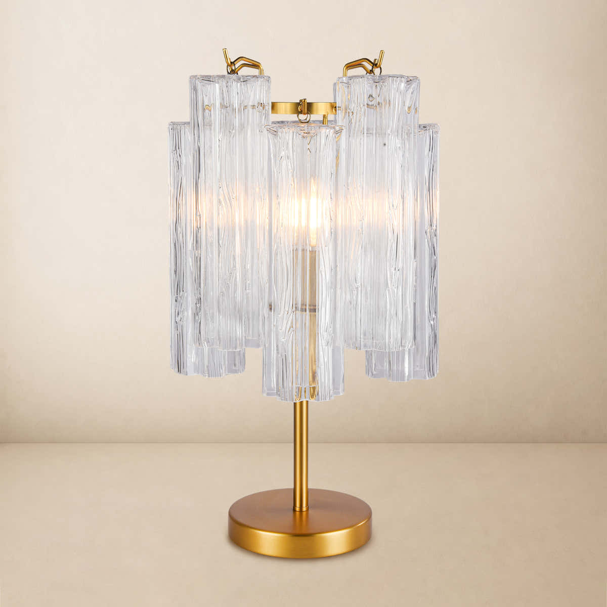 Hexalia Murano Glass Table Lamp