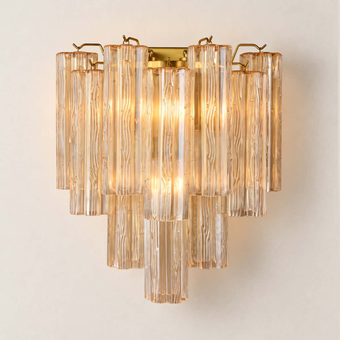 Hexalia Murano Glass Wall Light 15.5" W