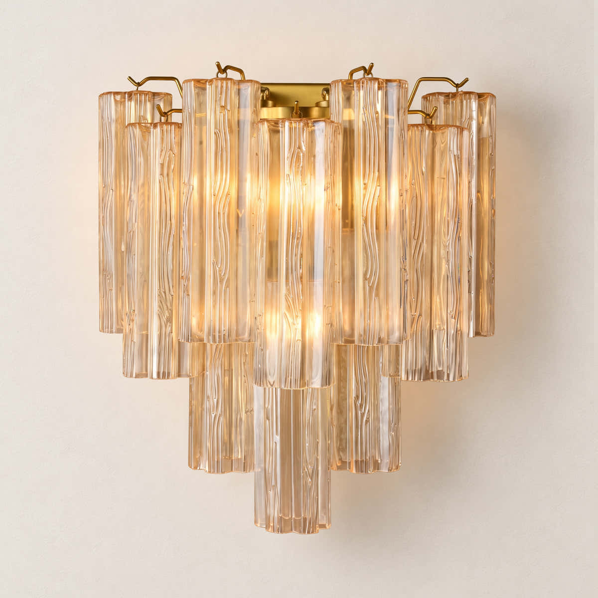 Hexalia Murano Glass Wall Light 15.5" W