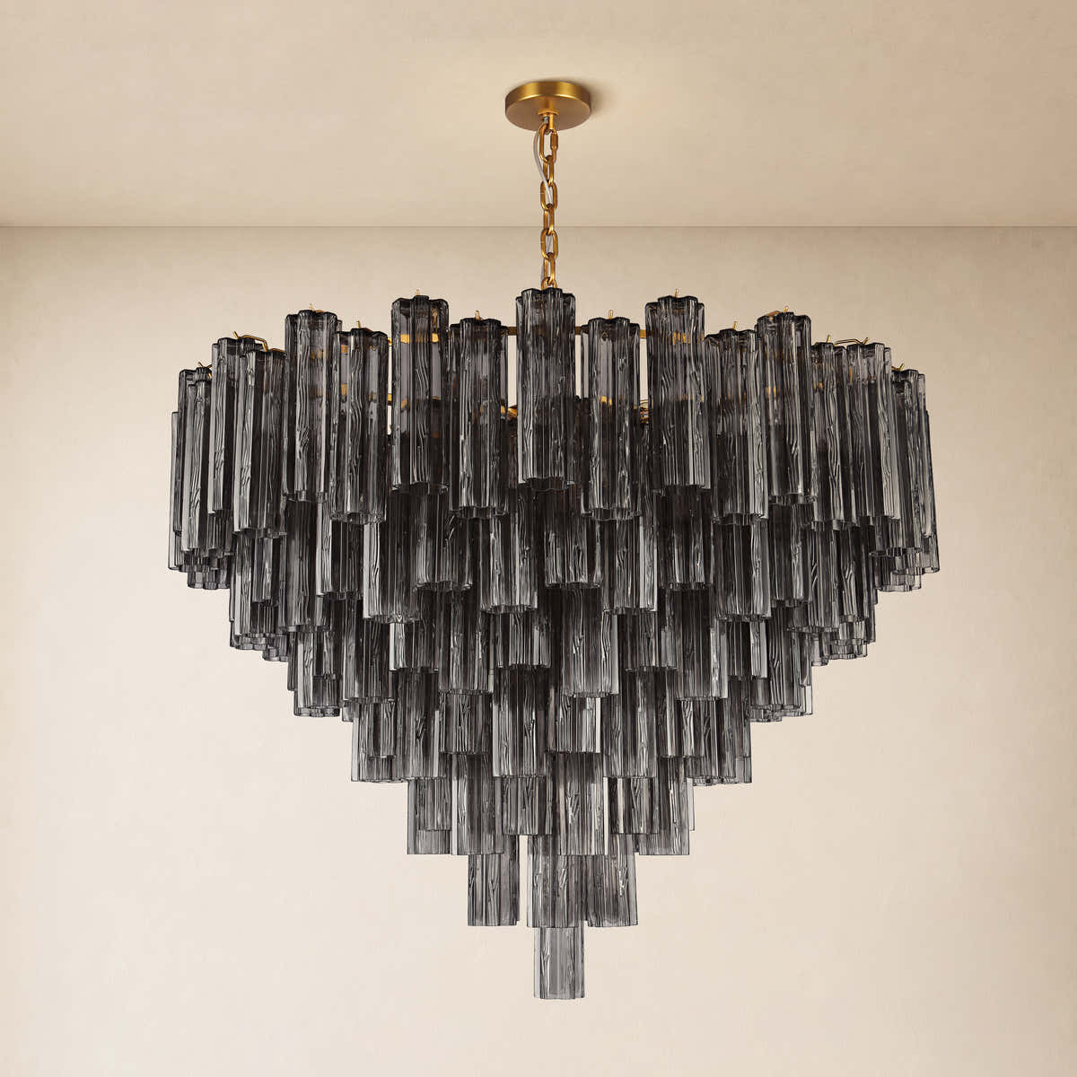 Hexalia Murano Glass Chandelier 48" D