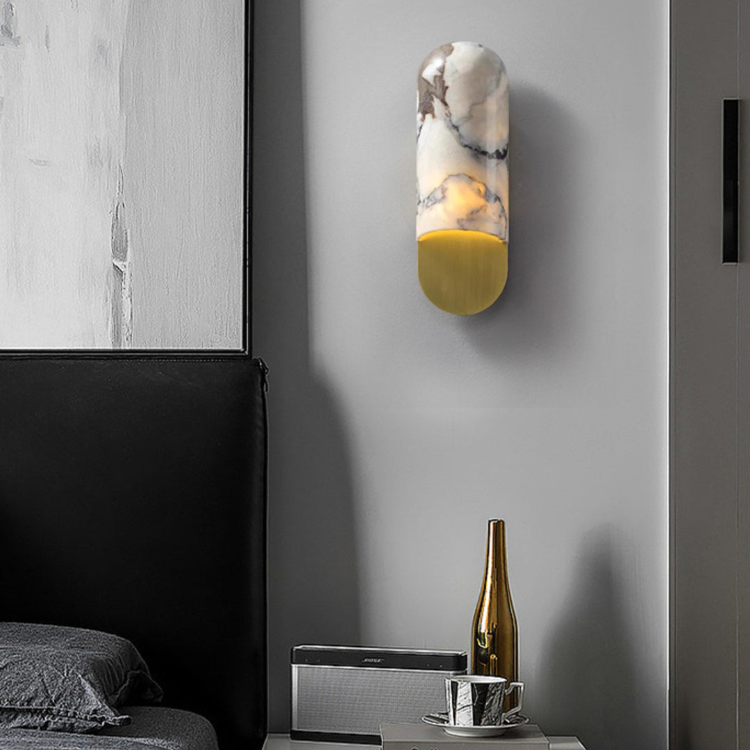 Hl Alabaster Wall Sconce