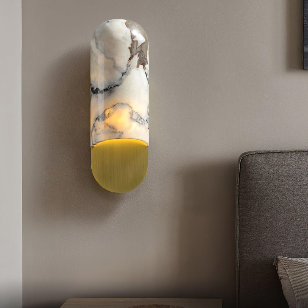 Hl Alabaster Wall Sconce