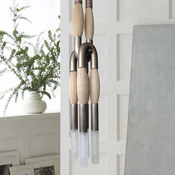 Heritage Horsehair 4-Light Pendant