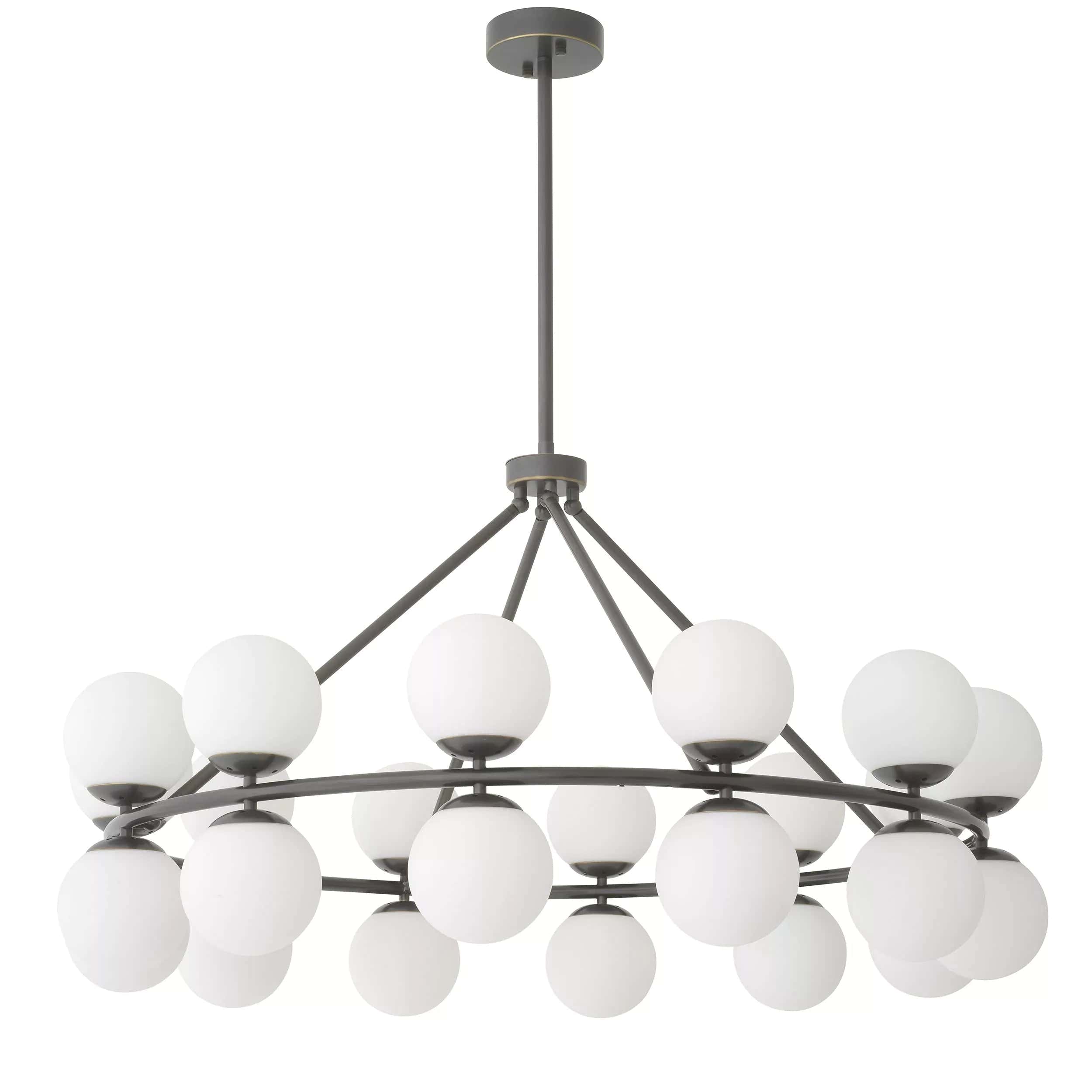 Hutchinson Modern Brass Chandelier - (Antique Brass Finish | Bronze Finish)