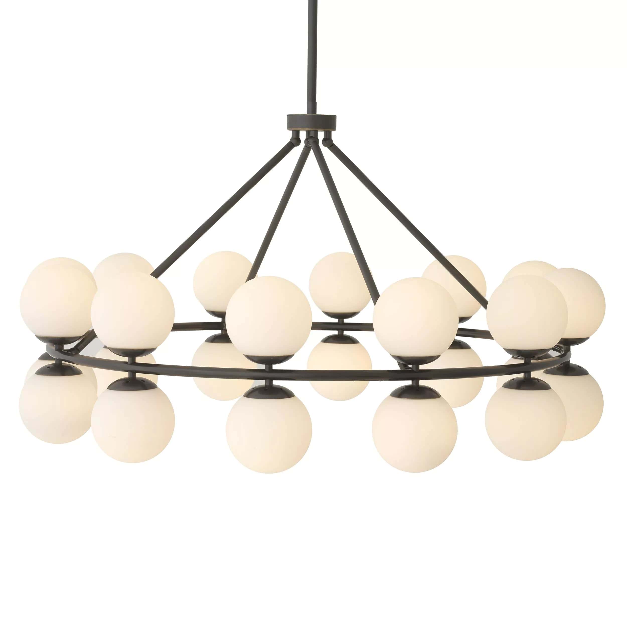 Hutchinson Modern Brass Chandelier - (Antique Brass Finish | Bronze Finish)