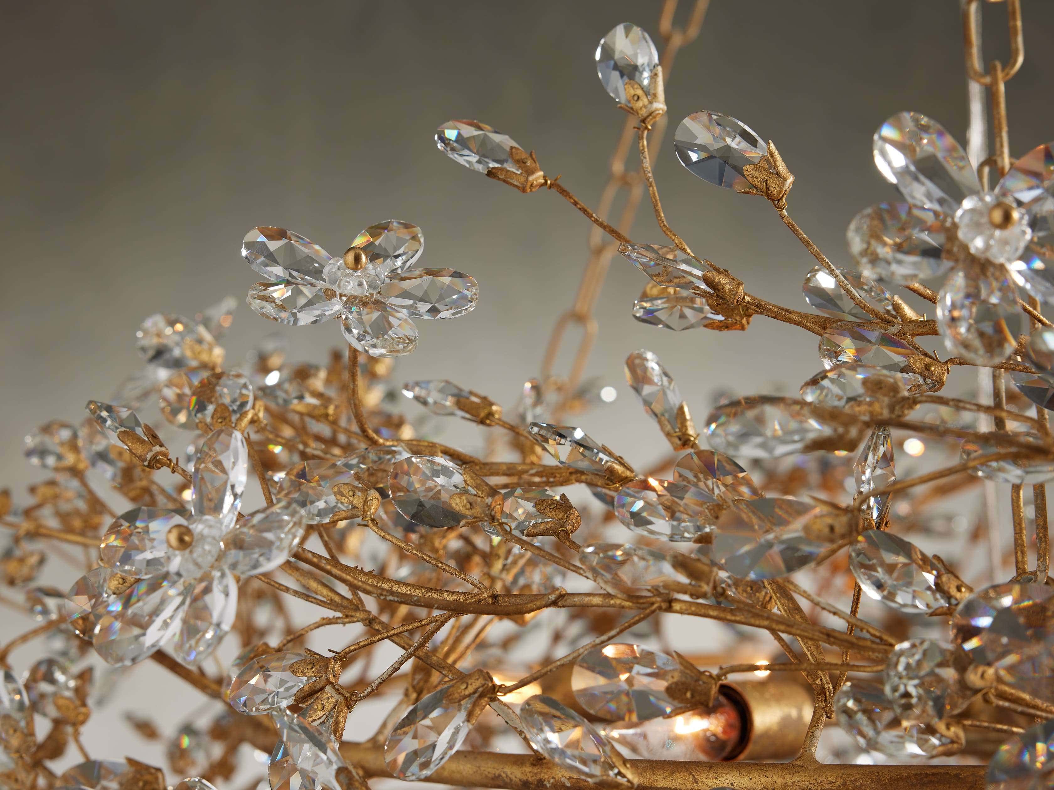 Fiore Crown Chandelier 39" 48" 60"