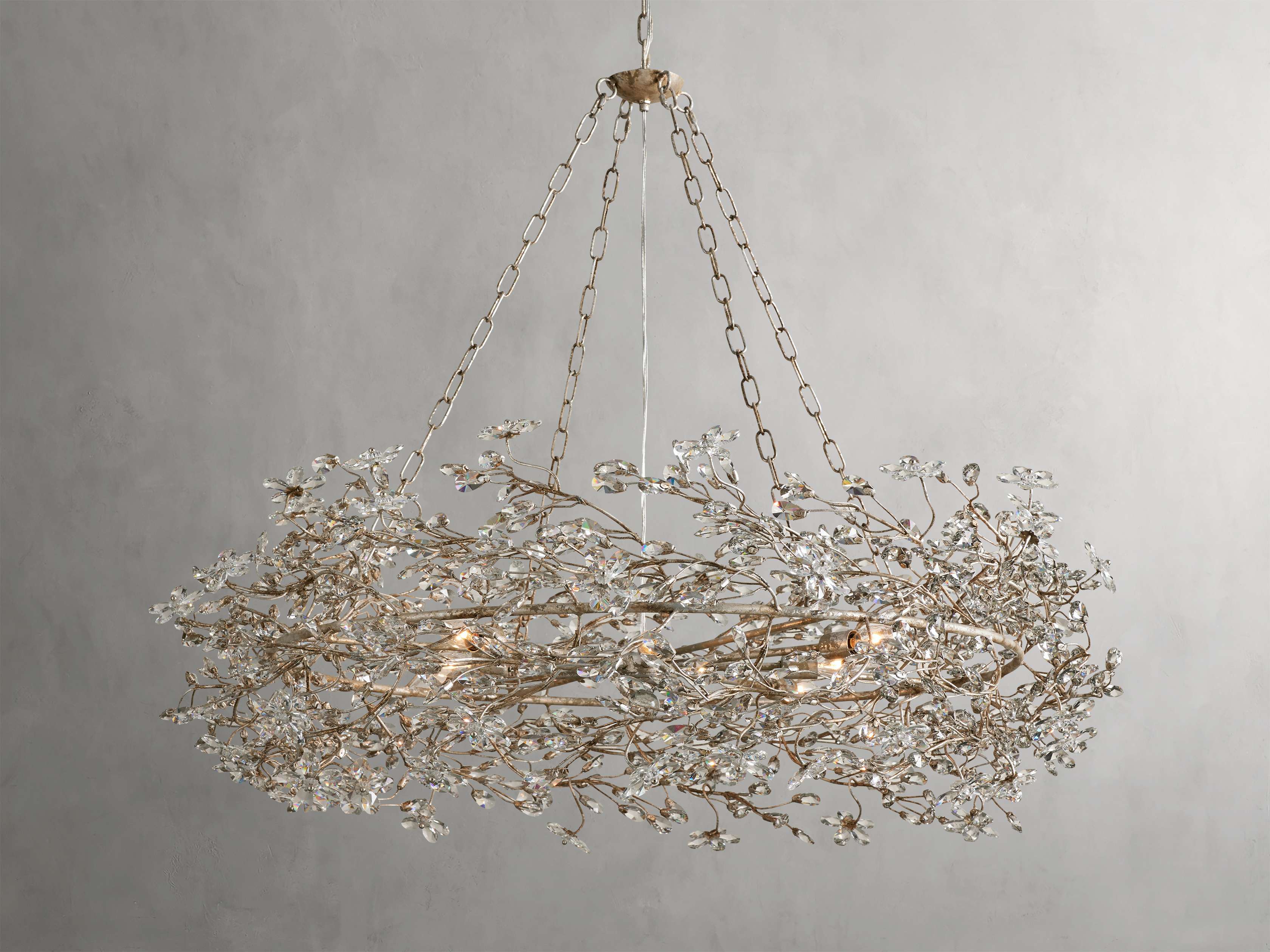 Fiore Crown Chandelier 39" 48" 60"