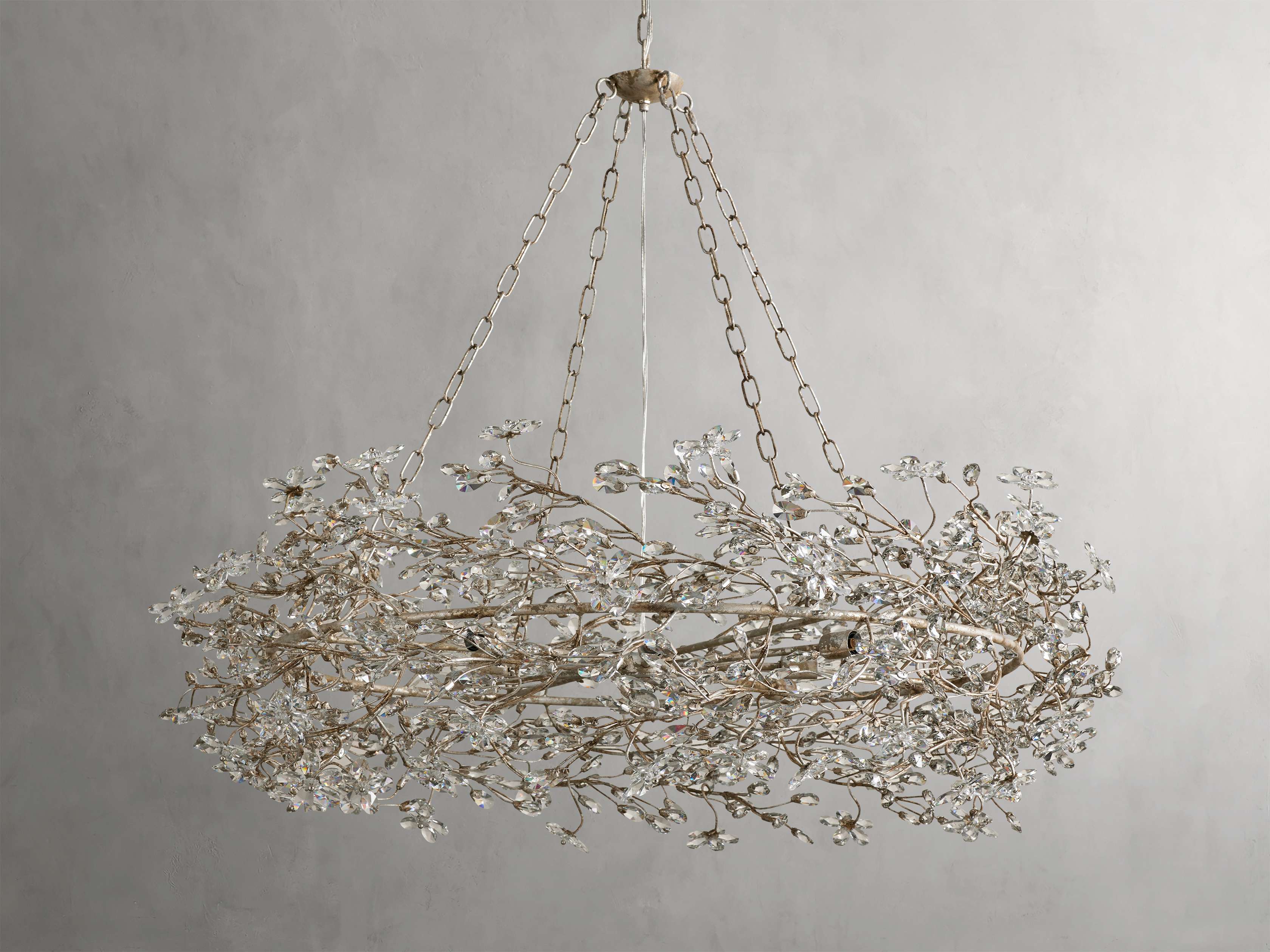 Fiore Crown Chandelier 39" 48" 60"