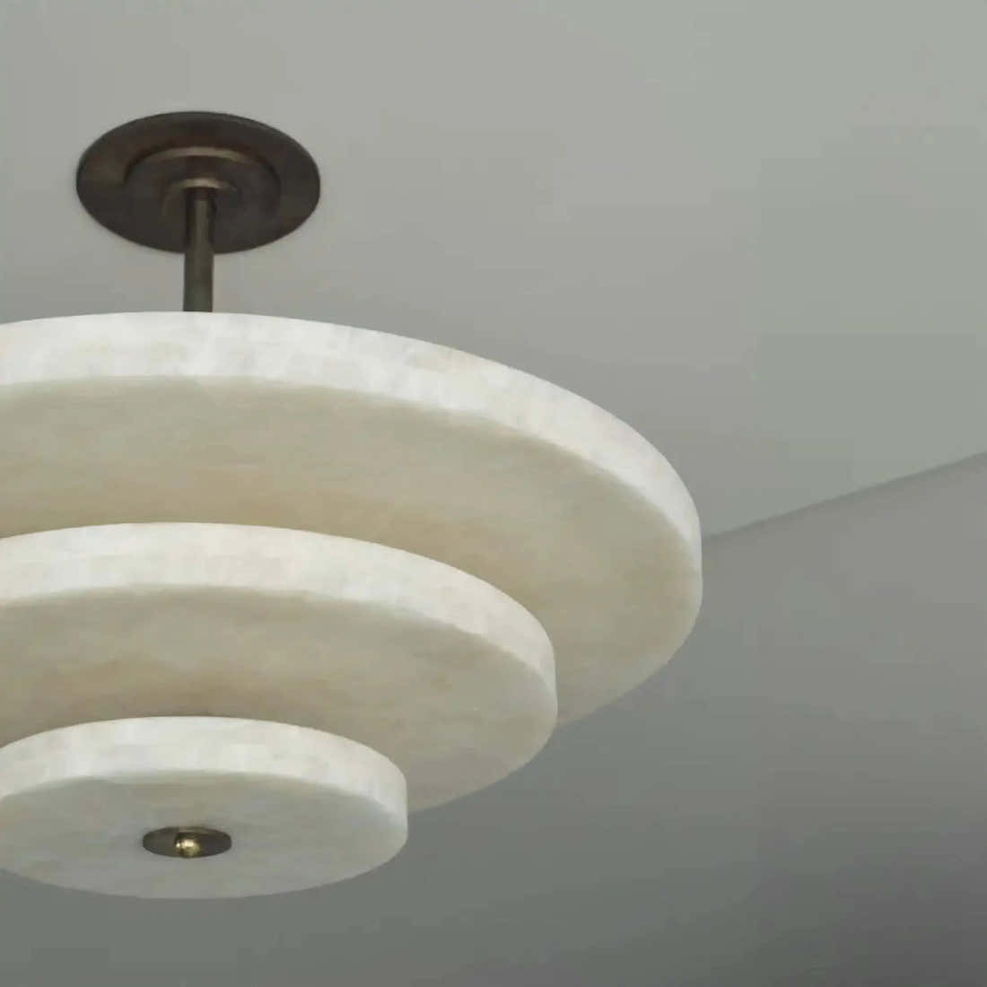 Ice Queen Alabaster Chandelier