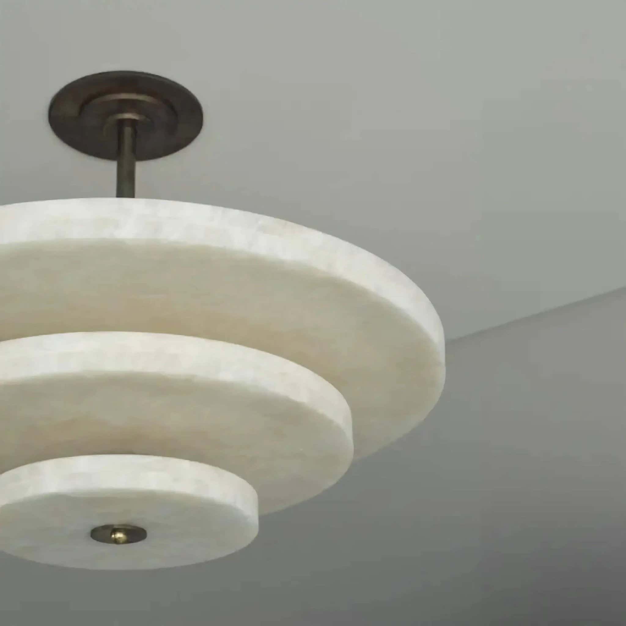 Ice Queen Alabaster Chandelier