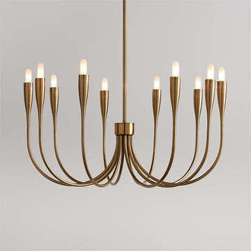 Liona Small Brass Chandelier Light