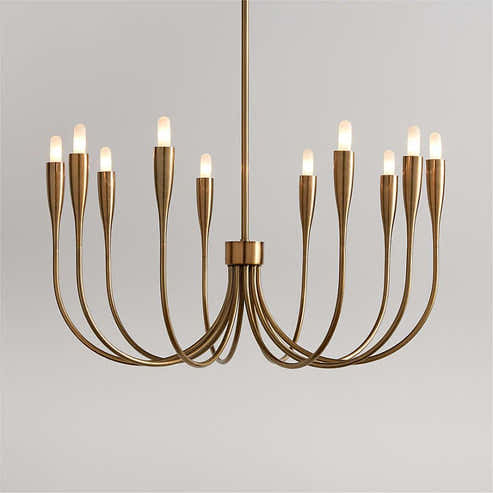 Liona Small Brass Chandelier Light