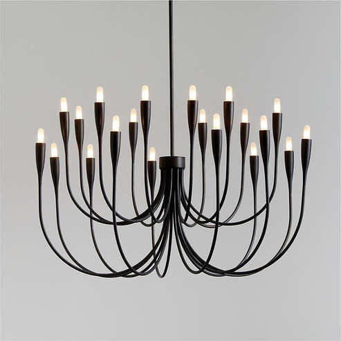 Liona Large Brass Candelabra Chandelier Light