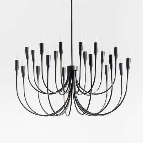 Liona Large Brass Candelabra Chandelier Light