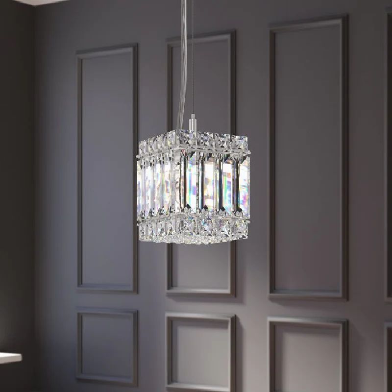 Ingrid  Square Crystal Pendant Light