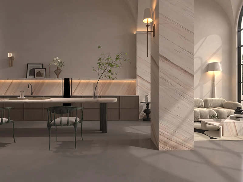 Italy Palissandro White Marble Slab