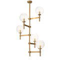 Tango Modern Brass Chandelier [S/T/L] - [Brass] 