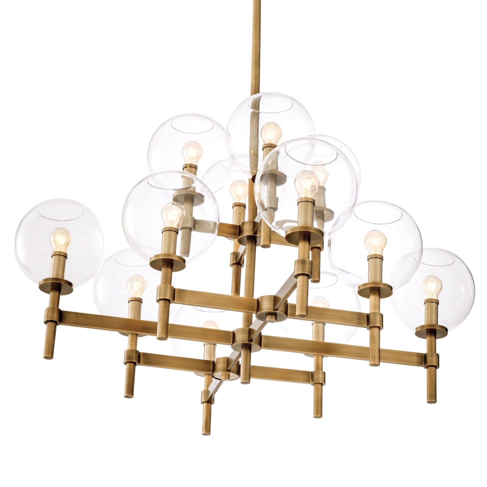 Tango Modern Brass Chandelier [S/T/L] - [Brass] 