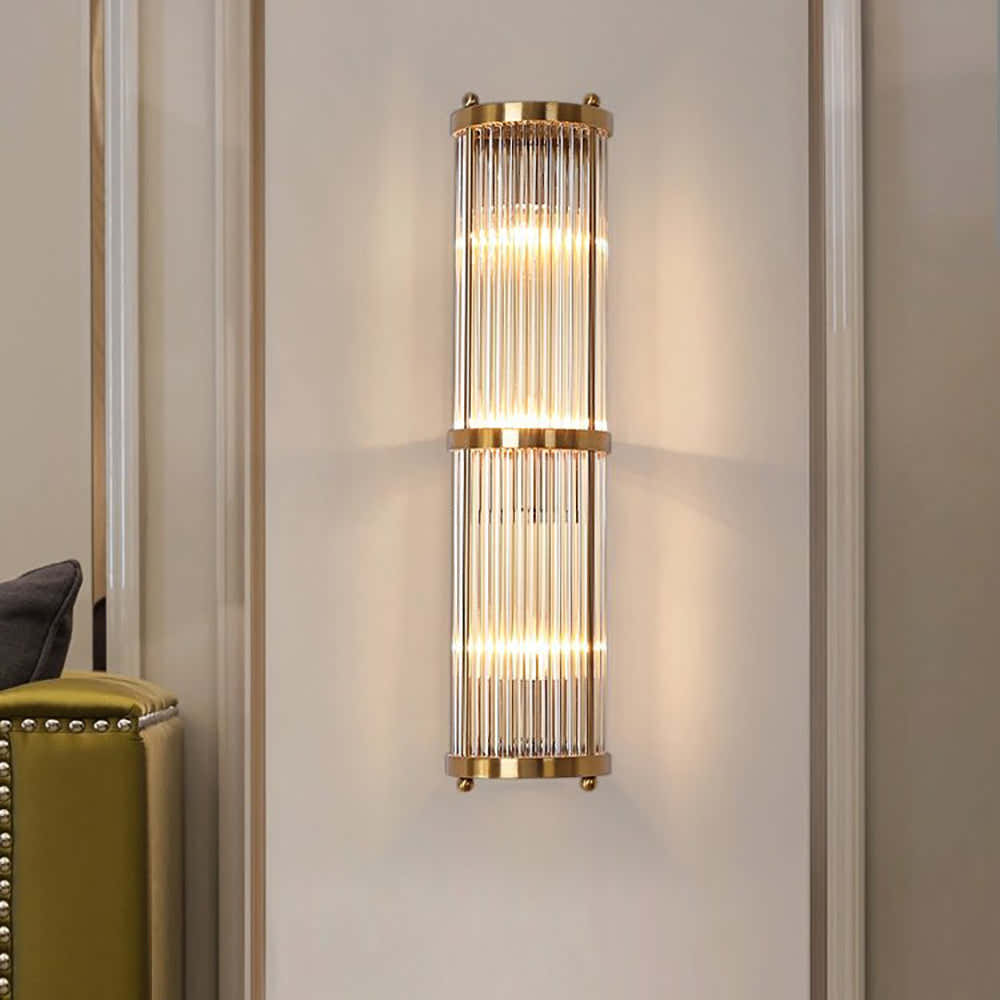 Jadssox Crystal Column Wall Light