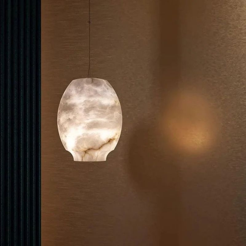Alabaster Vase Pendant