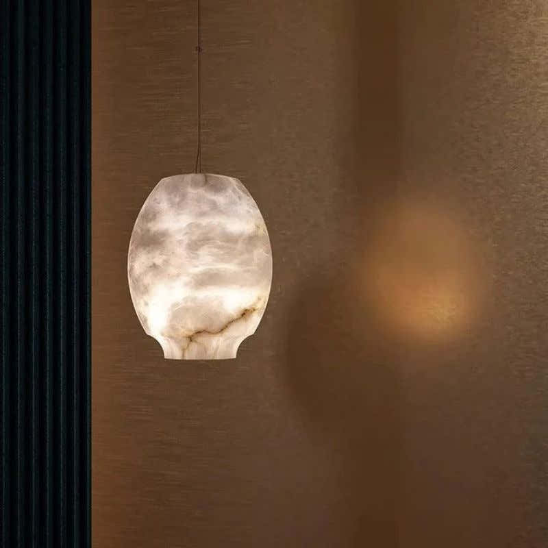 Alabaster Vase Pendant