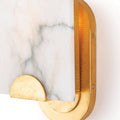 Alabaster Jonah Sconce