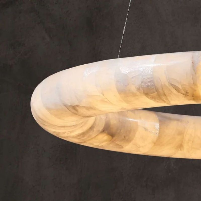 Karen Calcite Curve Ring Chandelier